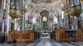 Baroque Church Prague, Czech Republic Royalty Free Stock Photo